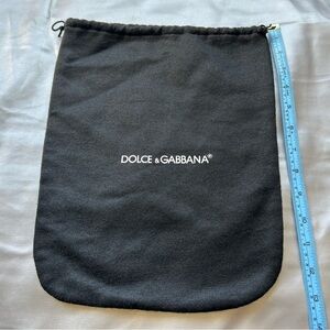 Dolce and Gabbana 13” shoe dust bag
